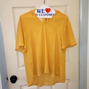 Lush High Low Blouse 1X